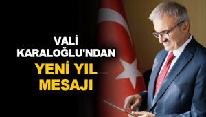 Vali Karaloğlu'nun yeni yıl mesajı