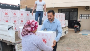 1 haftada 2 bin 500 aileye gıda kolisi dağıtıldı