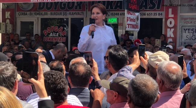 Meral Akşener, Burdur’da “Başbakan” gibi karşılandı