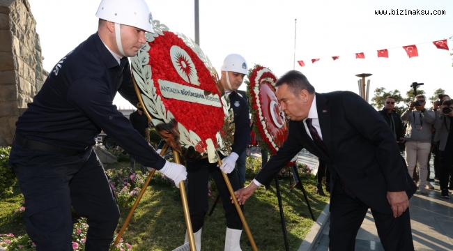 BÜYÜKŞEHİR ATA’YI SAYGI, SEVGİ VE ÖZLEMLE ANDI 