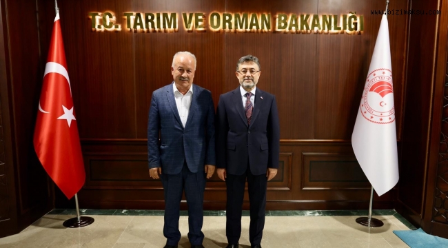 BAŞKAN ŞAHİN, BAKAN YUMAKLI İLE GÖRÜŞTÜ