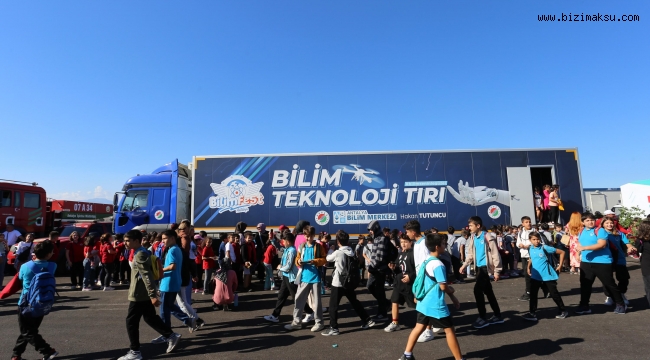 BİLİMFEST’TE KEPEZ’İN BİLİM TIRINA YOĞUN İLGİ 