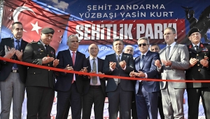 ŞEHİTLİK PARKI TÖRENLE AÇILDI