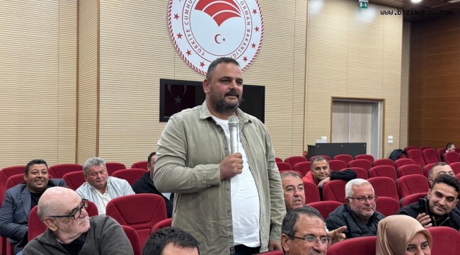 AK PARTİ AKSU’DA MUHTARLARLA TOPLANDI