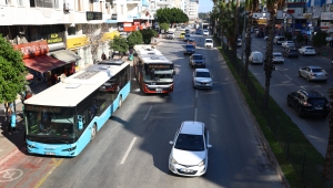 Trafikte otobüslere özel şerit uygulaması başlıyor