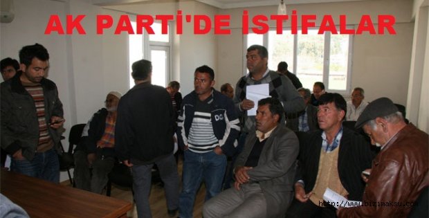 Ak Parti Aksu'da İSTİFA'lar