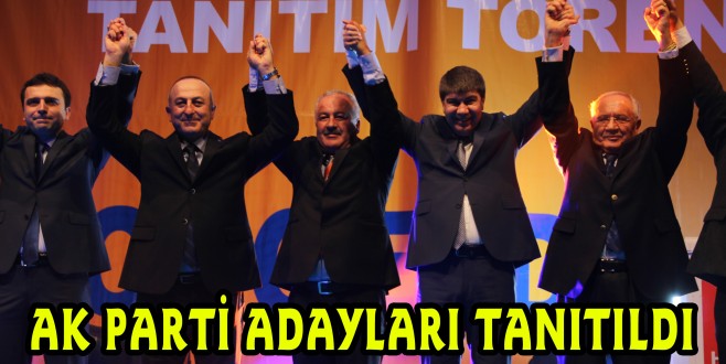 AK PARTİ ANTALYA İLÇE ADAYLARINI TANITTI