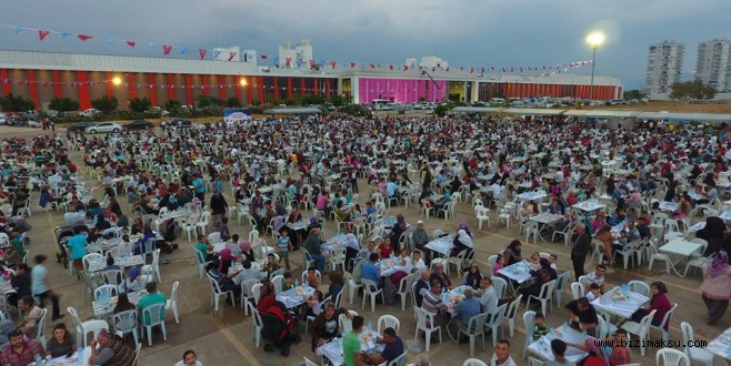 AKSU BELEDİYESİNDEN PINARLI’DA İFTAR