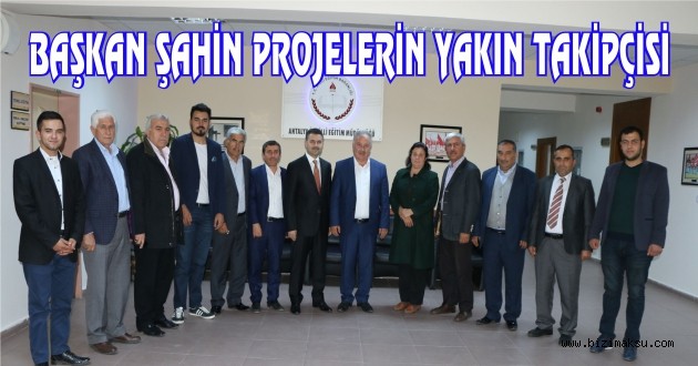 BAŞKAN ŞAHİN PROJELERİN YAKIN TAKİPÇİSİ