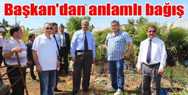 BAŞKAN YILDIRIM’DAN ANLAMLI BAĞIŞ