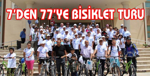 BİSİKLET TUTKUNLARI AKSU’DA PEDAL ÇEVİRDİ