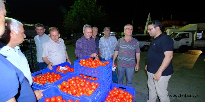 CHP'Lİ ANTALYA MİLLETVEKİLİ ADAYLARI TOPTANCI HAL'DE