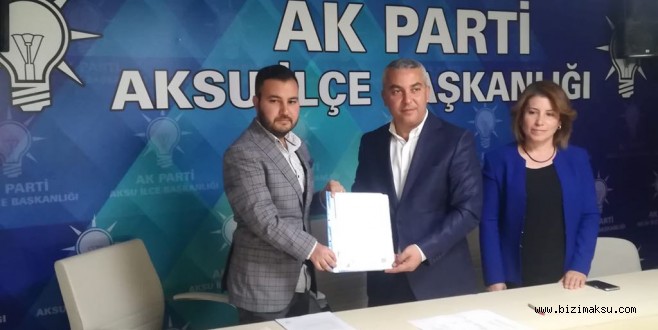 HALİM OKUDAN AKSU'YA AK PARTİDEN ADAY ADAYI