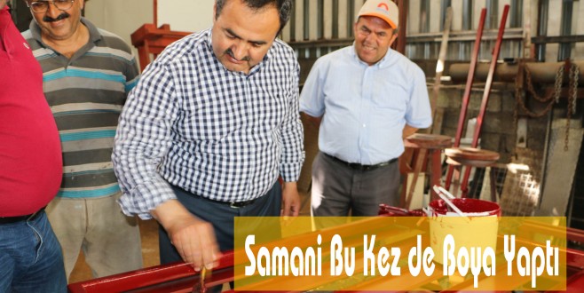 Hüseyin Samani Bu Kez de Boya Yaptı