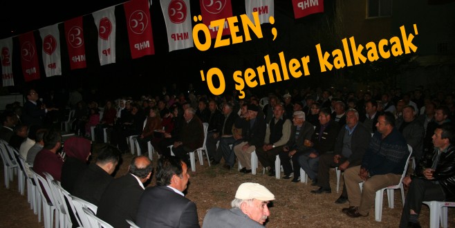 'O şerhler kalkacak'