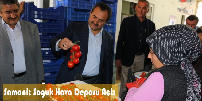 Samani, Soğuk Hava Deposu Açtı