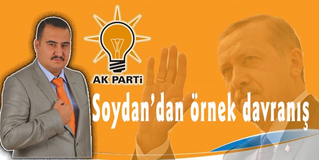 Soydan’dan örnek davranış