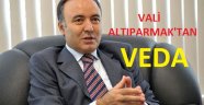  Vali Altıparmak'tan veda