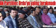 Ak Partililer, Ordu'yu yalnız bırakmadı