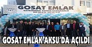 GOSAT EMLAK AKSU'DA AÇILDI...