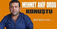 MEHMET AKİF ORDU SESSİZLİĞİ BOZDU