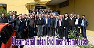 Ulaşım esnafından Evcilmen’e tam destek