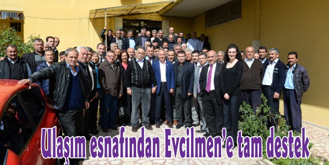 Ulaşım esnafından Evcilmen’e tam destek